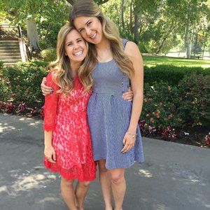 Free People Red and Blue Dresses